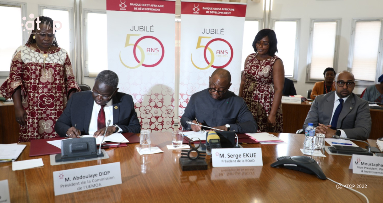  Cooperation: BOAD and UEMOA sign an agreement to strengthen regional integration 