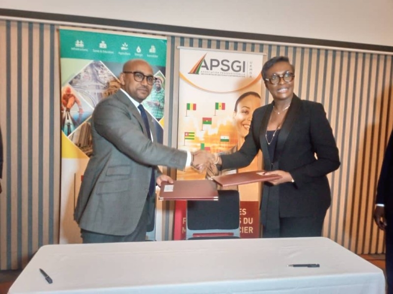 Mobilisation et gestion des ressources financières : la Boad et l’Apsgi signent un partenariat 