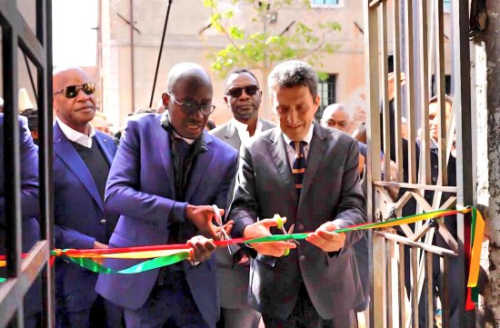  60th international exhibition of contemporary art at the Venice Biennale: the Beninese pavilion inaugurated 