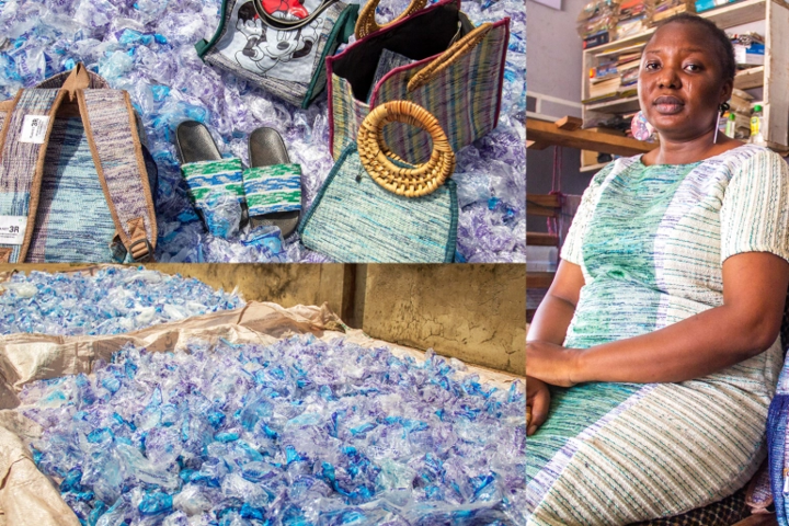  Green entrepreneurship: Nigerian Adejoke Lasisi turns used plastic bags into wealth 