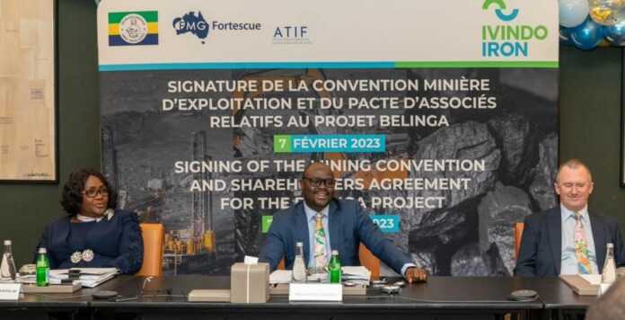  Belinga iron ore project in Gabon: Fortescue metals group ltd signs a mining agreement 