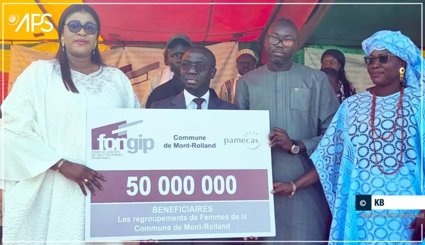 Investissement : FONGIP remet une ligne de garantie de 50 millions de francs CFA aux groupements féminins de Mont-Rolland