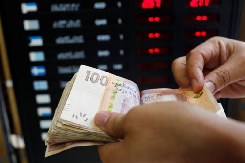 Devise : Le dirham se déprécie face à l'euro et s’apprécie vis-à-vis du dollar américain 